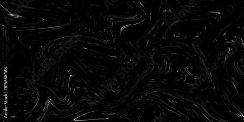 Abstract dark black liquid marble surfaces background design. ink backdrop with wavy pattern. modern background design with luxury cloth or liquid wave or wavy folds of grunge silk texture.