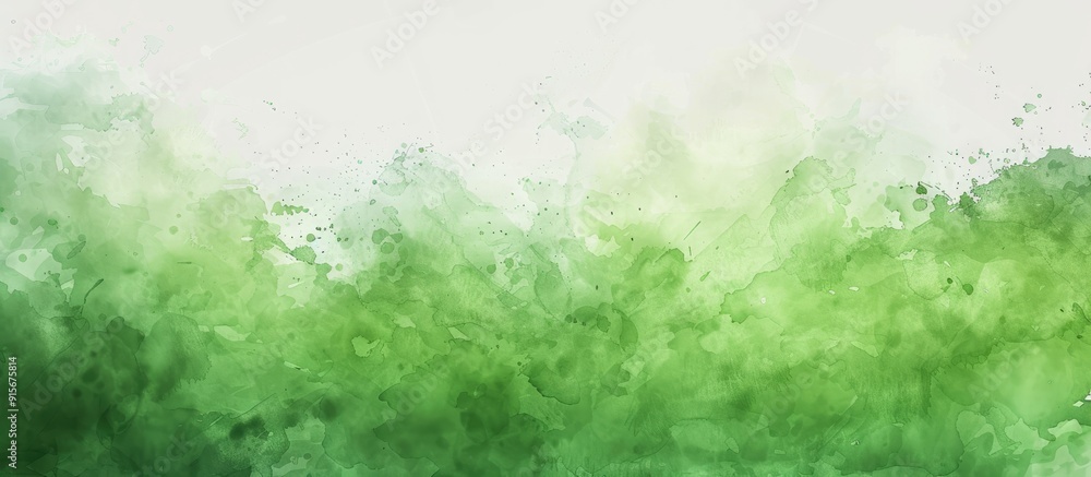 Paint brush stroke texture background featuring a green watercolor spot blotch with copy space for text Paint brush stroke texture background featuring a green watercolor spot blotch with copy space for text