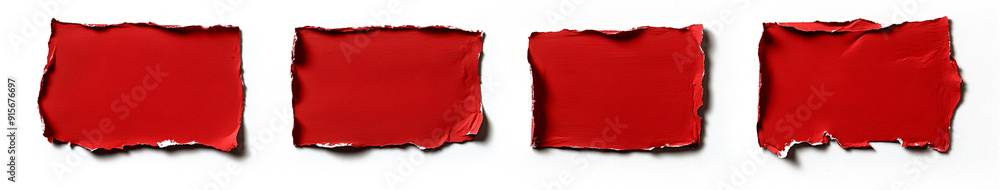 red blank stickers isolated on a white background (2) red blank stickers isolated on a white background (2)