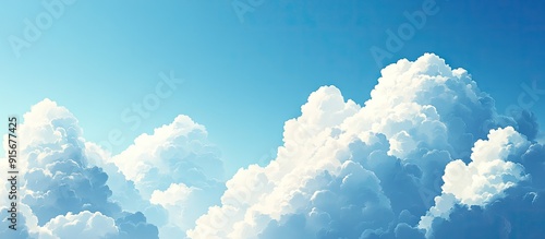Blue Sky with White Clouds ...
