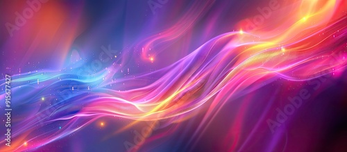 Abstract blurred color light night light abstract backdrop Flowing colorful lines of an abstract background. with copy space image. Place for adding text or design