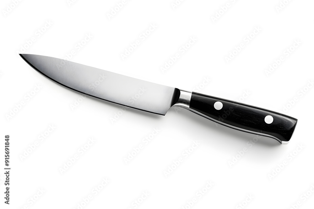 Sharp kitchen knife isolated on white background Sharp kitchen knife isolated on white background