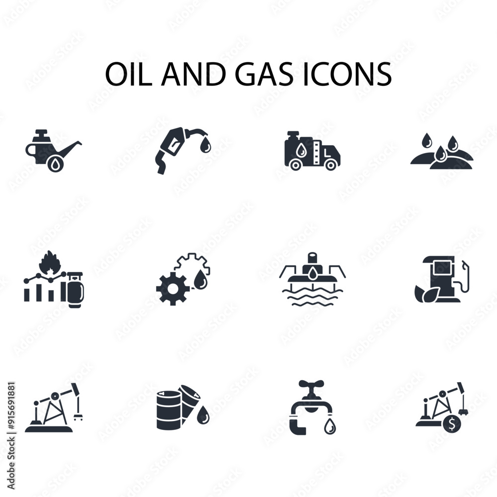 Oil and Gas icon set.vector.Editable stroke.linear style sign for use web design,logo.Symbol illustration. Oil and Gas icon set.vector.Editable stroke.linear style sign for use web design,logo.Symbol illustration.