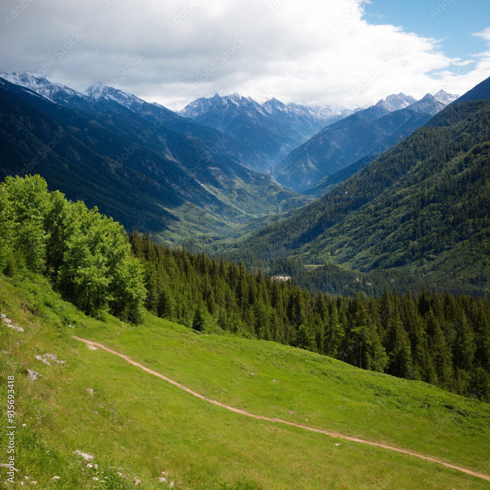 Explora Senderos Alpinos en Paisajes Montañosos Verdes
Explora Senderos Alpinos en Paisajes Montañosos Verdes