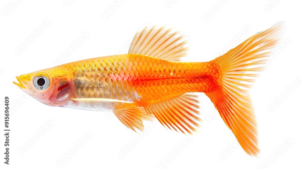 Molly fish isolated on white Molly fish isolated on white