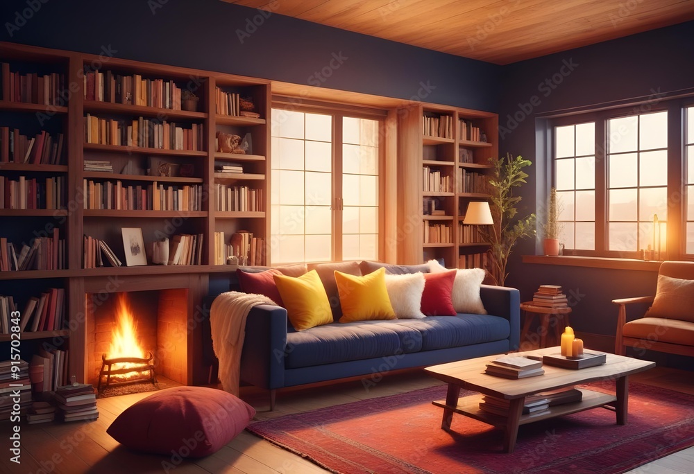 Modern living room interior design Modern living room interior design