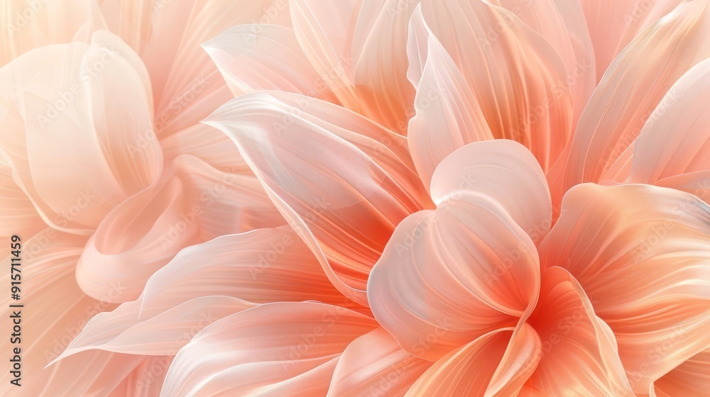 Obraz premium Abstract Background, a blend of soft peach and pale pink tones with a fine grain effect