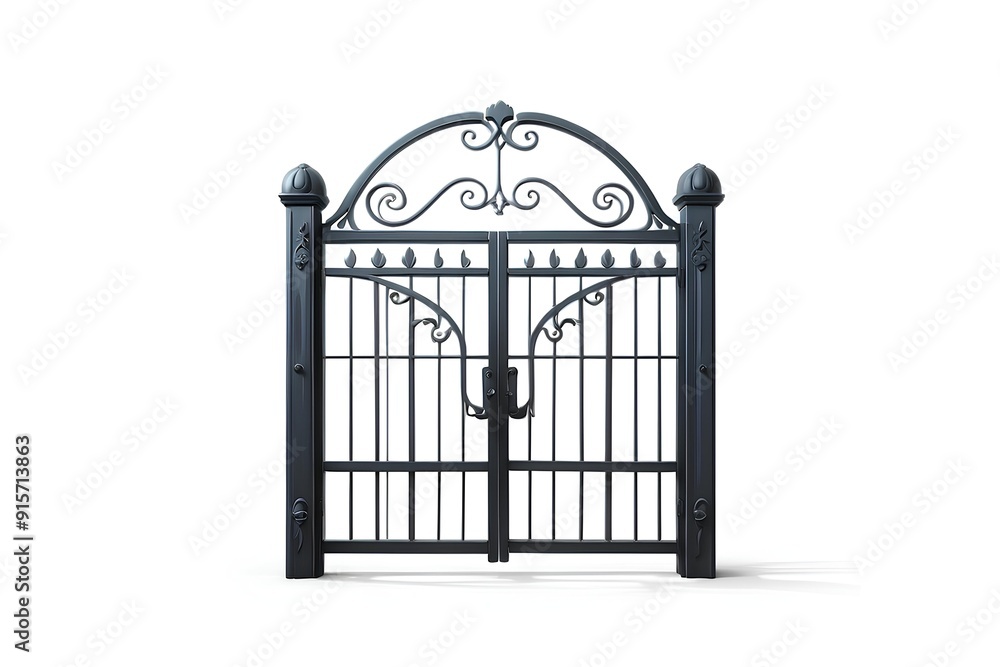 classic black wrought iron gate featuring intricate and elegant ornate design details ideal for traditional entranceways and luxurious architectural settings classic black wrought iron gate featuring intricate and elegant ornate design details ideal for traditional entranceways and luxurious architectural settings