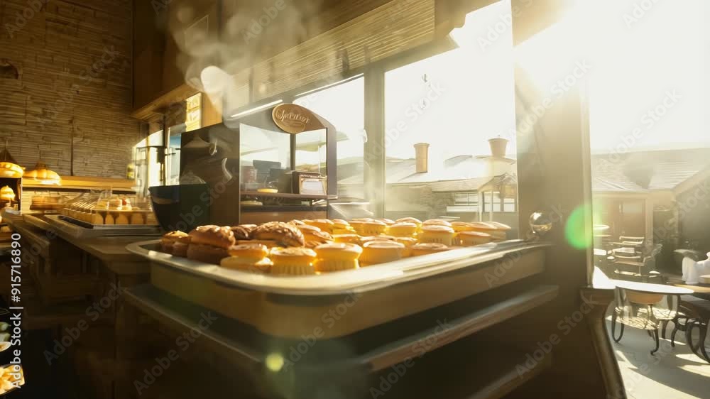 Traditional Bakery Oven with Baking Bread Traditional Bakery Oven with Baking Bread