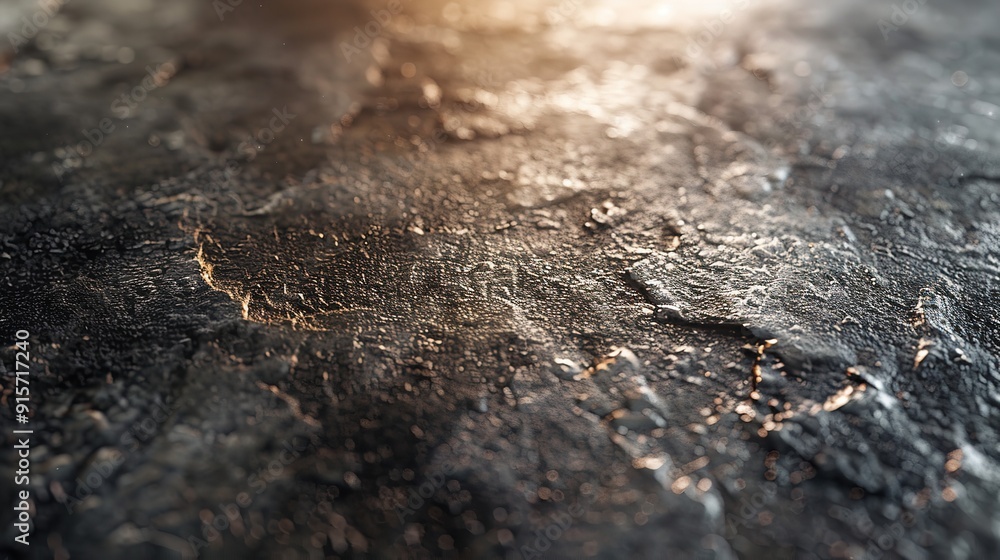 The image is of a black and grey surface with a rough texture The image is of a black and grey surface with a rough texture