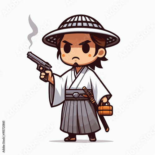 a brave samurai