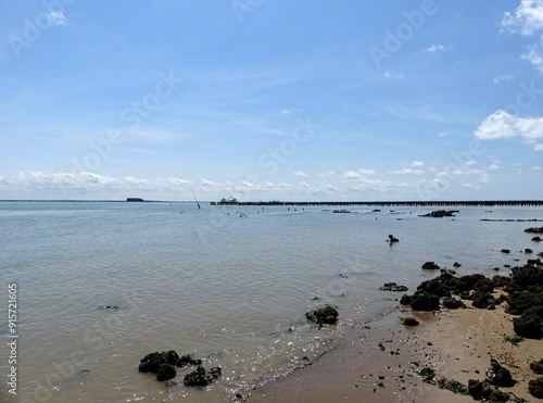 Ile d'Aix, August 2024 - Visit the magnificent Ile d'Aix on France's Atlantic coast - View of the beach