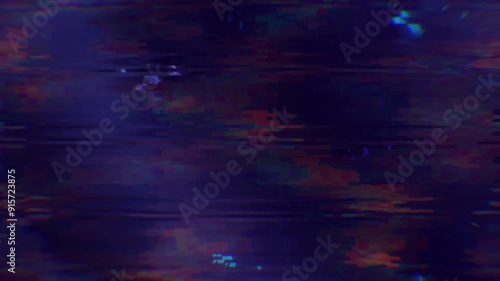 Screen Broken. TV Screen Noise. Video background, transition, effect for video and motion graphic	
