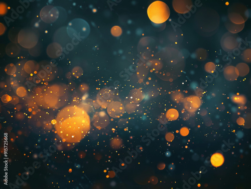 Abstract Background of Defocused Lights and Sparkle