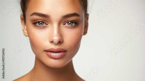 Model skincare portrait