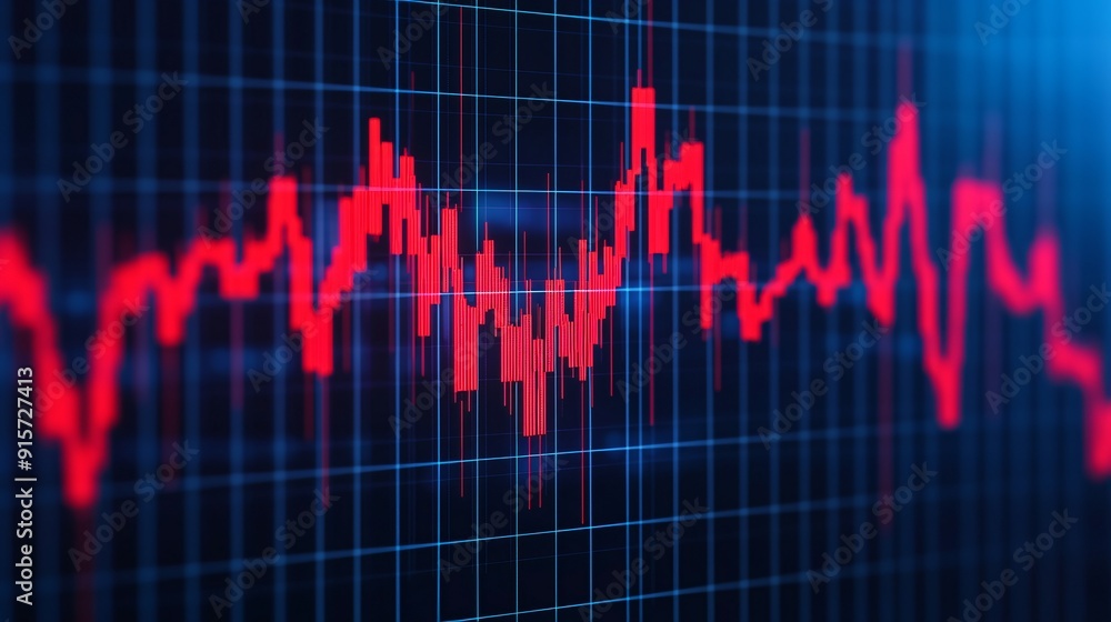 Recession analysis with a graph depicting rising unemployment rates economic downturn financial crisis Recession analysis with a graph depicting rising unemployment rates economic downturn financial crisis