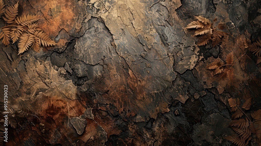 Abstract Background, a modern mix of mixed media elements in subdued earthy colors, featuring subtle gradients and intricate patterns in muted tones of bark, stone, and fern Abstract Background, a modern mix of mixed media elements in subdued earthy colors, featuring subtle gradients and intricate patterns in muted tones of bark, stone, and fern