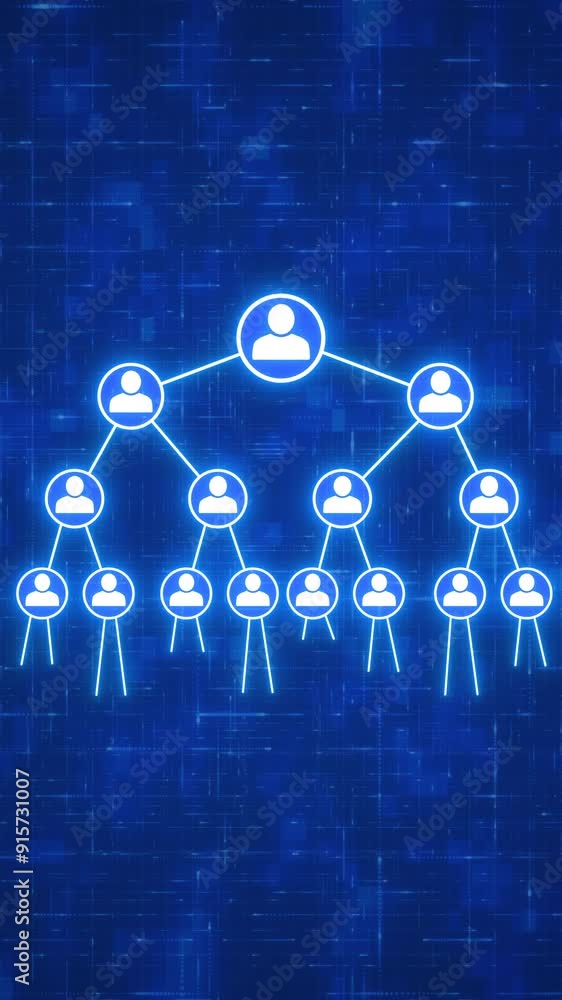 Network Marketing Structure. Binary Multi-Level Marketing (MLM ...