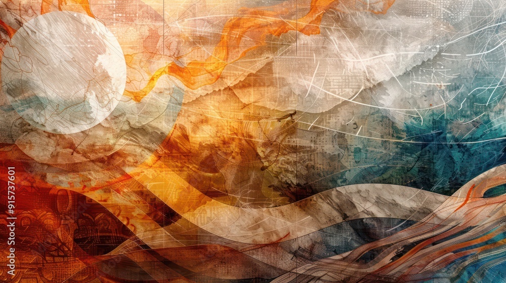 custom made wallpaper toronto digitalAbstract Background, a refined collage of mixed media with tonal textures, with delicate textures and harmonious patterns