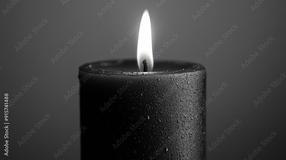 Black Candle Flame Black Candle Flame