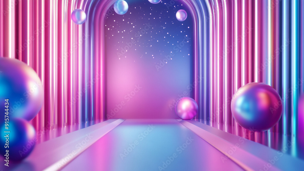 abstract background with disco ball