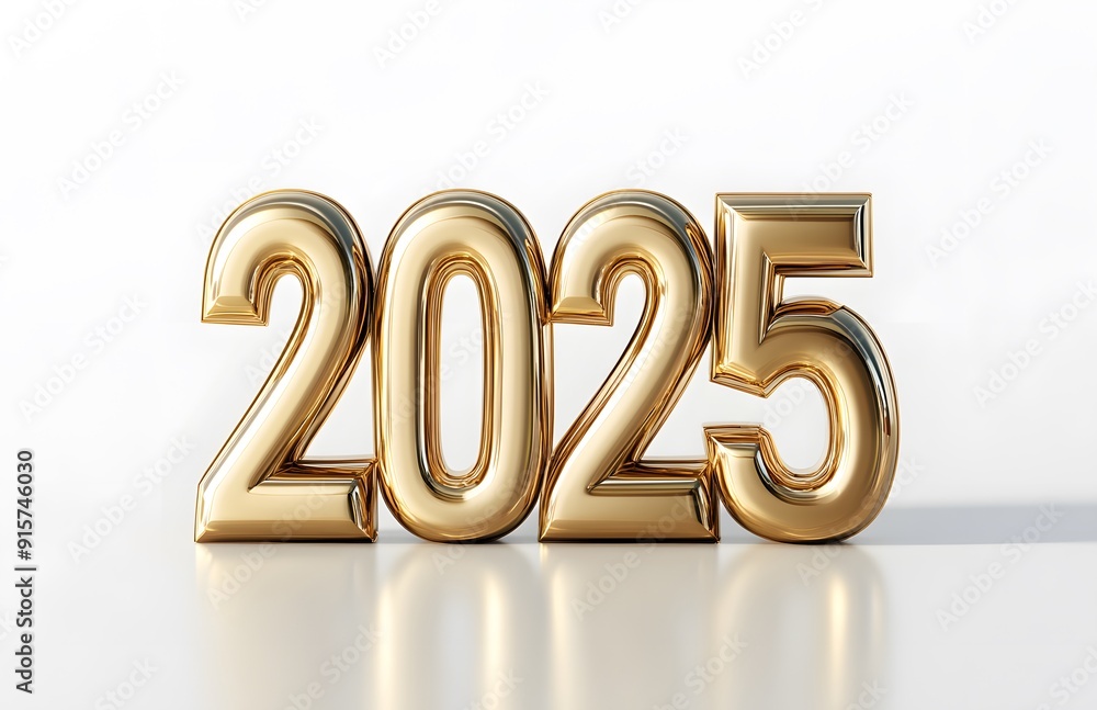 3D golden number 3D golden number