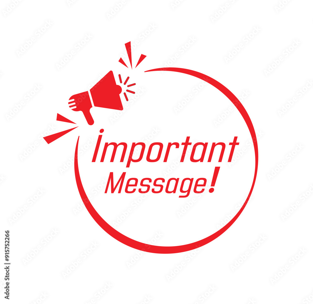 important message important message