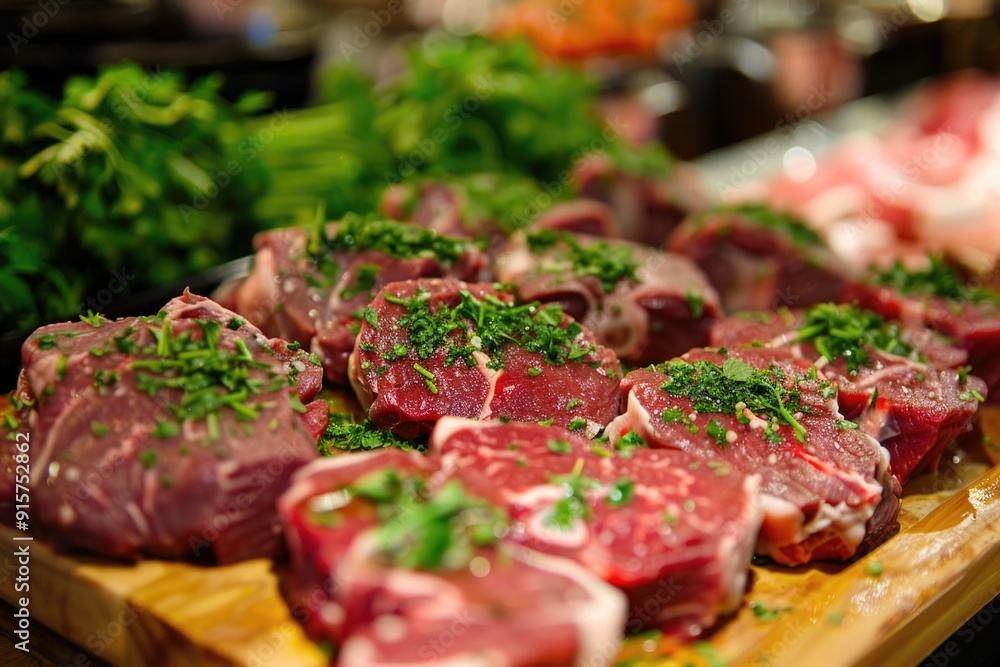 Lean Meat. Fresh Raw Beef Veal Fillet Steak. Red Butchered Meat Concept Lean Meat. Fresh Raw Beef Veal Fillet Steak. Red Butchered Meat Concept