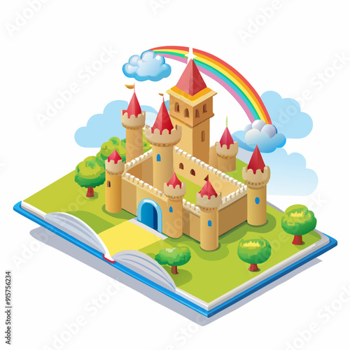 Fairy Tale Castle Isometric (11)