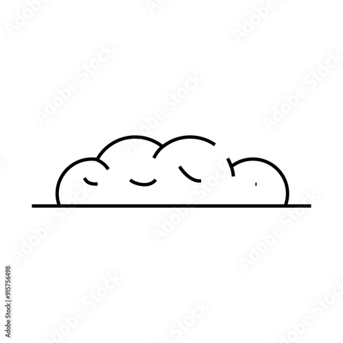 melanoma disease line icon vector. melanoma disease sign. isolated contour symbol black illustration