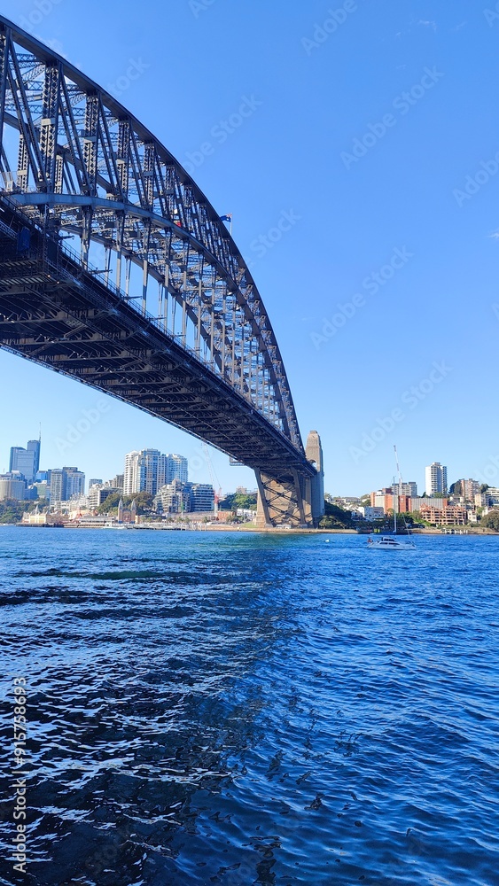 Naklejka premium The famous Sydney Harbour Bridge, Australia