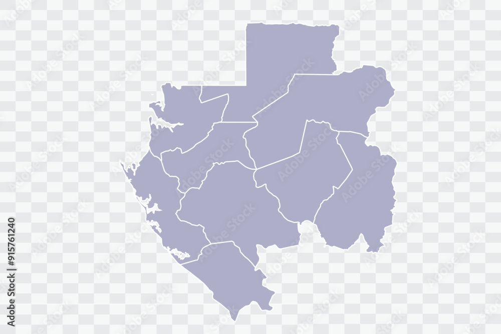 Gabon Map silver Color on White Background quality files Png Art & Illustration Gabon Map silver Color on White Background quality files Png Art & Illustration