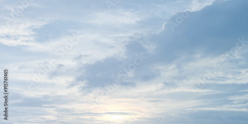 blue soft sky clouds Light dusk, blurred focus white fluffy Darkening clouds sunshine Ethereal Landscape shot incredible sky dramatic sky emotion love winter snow pattern storm template use canvas sp
