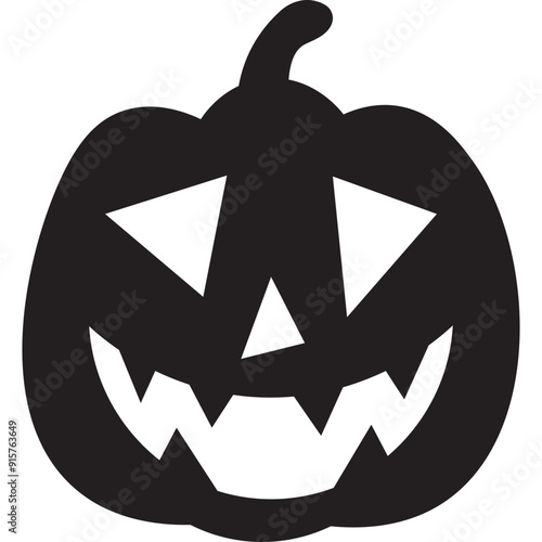 halloween pumpkin silhouette	
