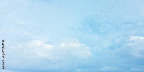 Cumulus clouds on blue sky soft storms winter love eye pace fresh clean weather natural beauty feathery white Landscape across vast White clouds Full frame of big puffy Fluffy clouds Serene blu