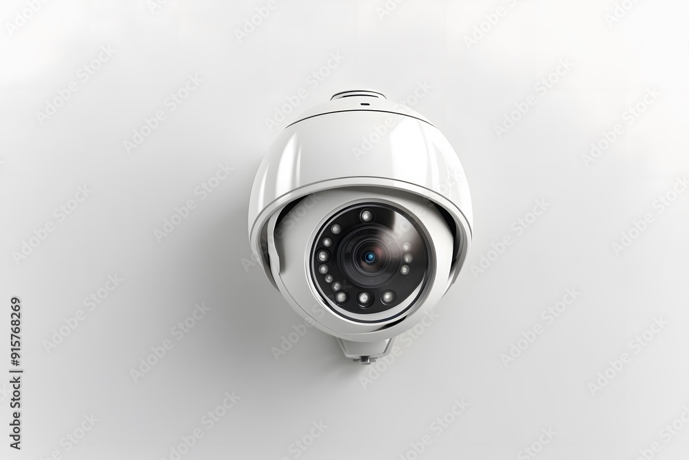 Modern security camera isolated on white
Modern security camera isolated on white