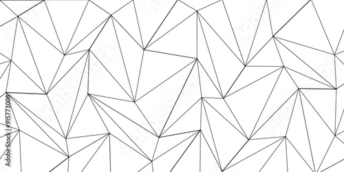 Abstract industrial Design random lines black on white background.Geometric seamless minimalist pattern with straight lines design.luxury black geometric random chaotic lines.squares and triangle line