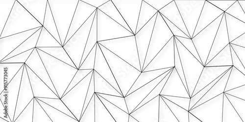Abstract industrial Design random lines black on white background.Geometric seamless minimalist pattern with straight lines design.luxury black geometric random chaotic lines.squares and triangle line