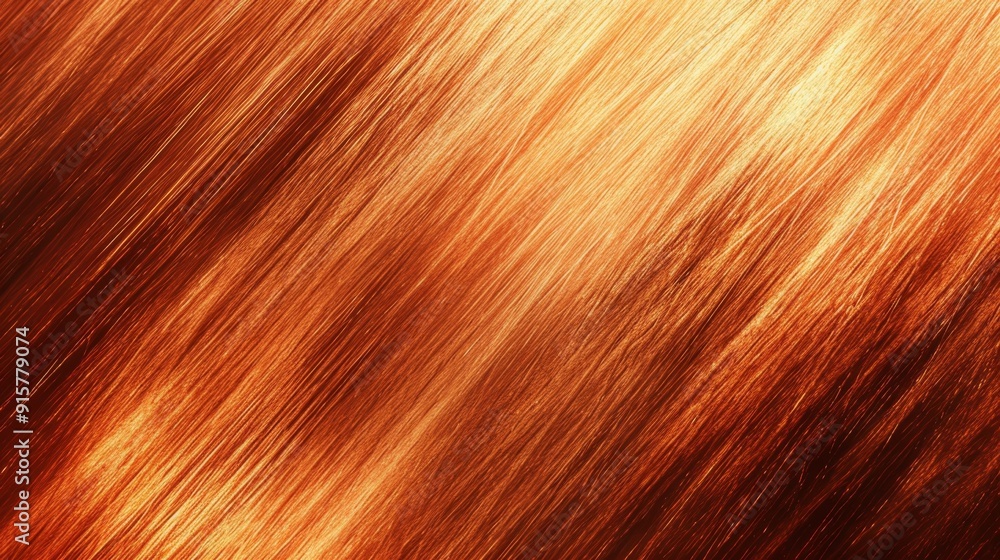 Copper brushed metal texture with horizontal brush strokes Copper brushed metal texture with horizontal brush strokes
