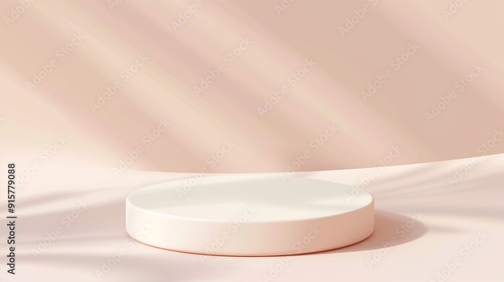 Pastel peach podium Pastel peach podium