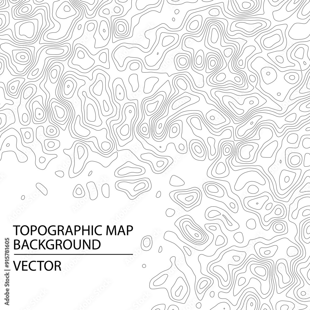 Abstract military topographic map background. Geographic pattern or landscape backdrop. Mountain terrain or path. Cartography relief. Vector illustration. Abstract military topographic map background. Geographic pattern or landscape backdrop. Mountain terrain or path. Cartography relief. Vector illustration.