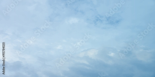 Cumulus clouds on blue sky soft storms winter love eye pace fresh clean weather natural beauty feathery white Landscape across vast White clouds Full frame of big puffy Fluffy clouds Serene blu