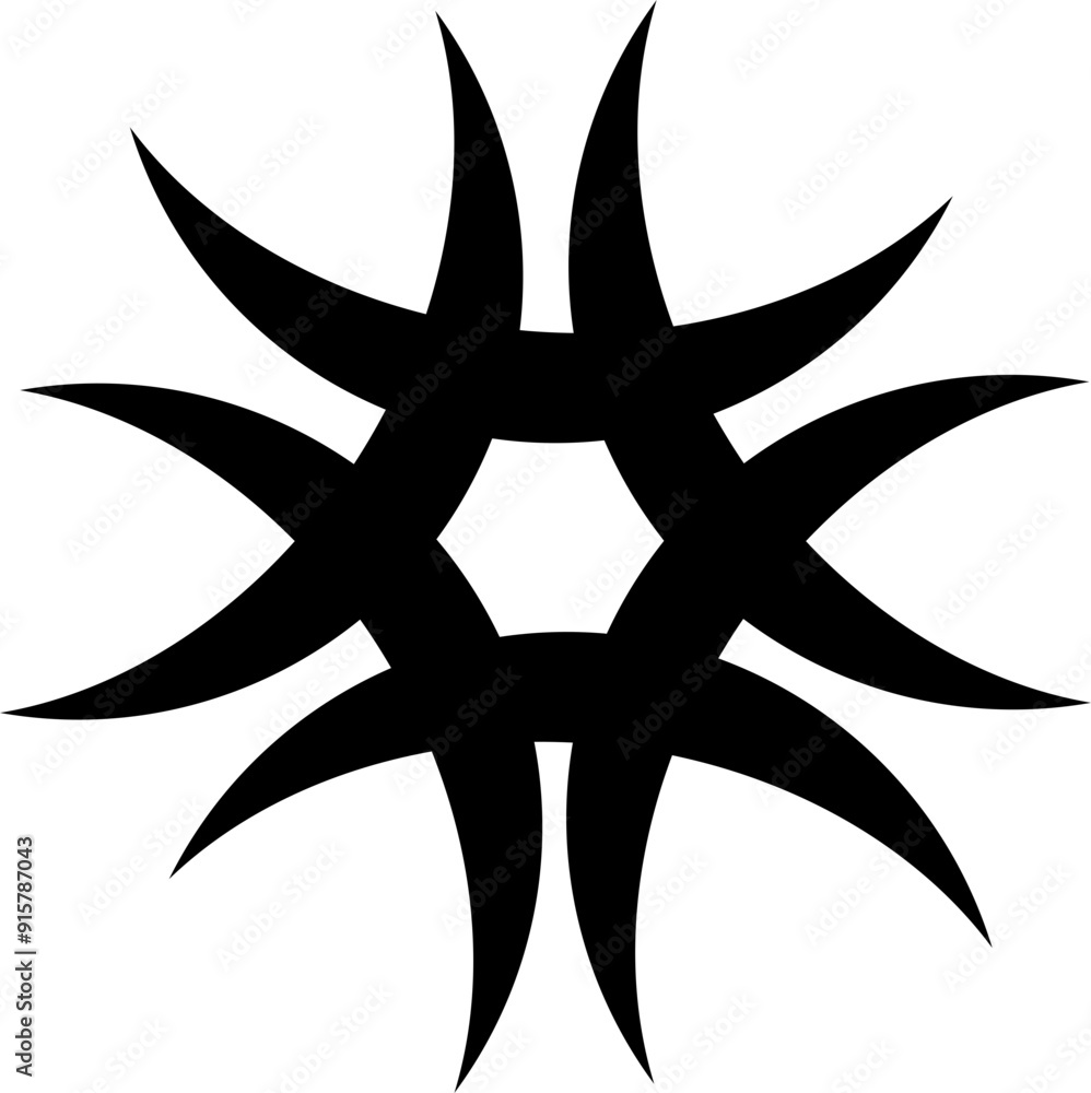 Black y2k shape retro trendy style. abstract shape, streetwear design elements . Black y2k shape retro trendy style. abstract shape, streetwear design elements .