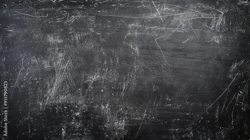 Aged Blackboard Texture with Faded Chalk Marks, Scattered Scratches, and Rugged Surface, Perfect for Retro, Vintage, or Educational-Themed Visual Projects Seeking a Weathered and Authentic Look