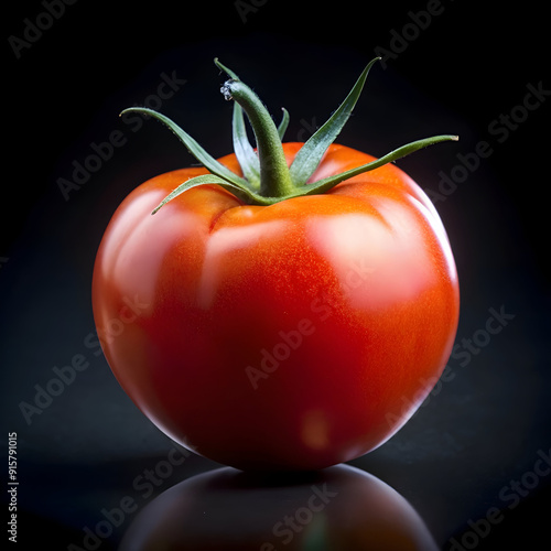 tomato vegetable on light black background