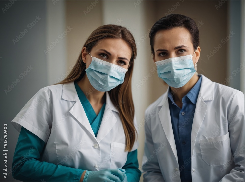 Team of Dentists at Work in the Clinic Team of Dentists at Work in the Clinic