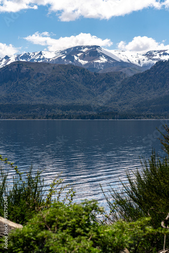 lake traful in Traful region close to Villa de angostura in Patagonia mountains in Argentina