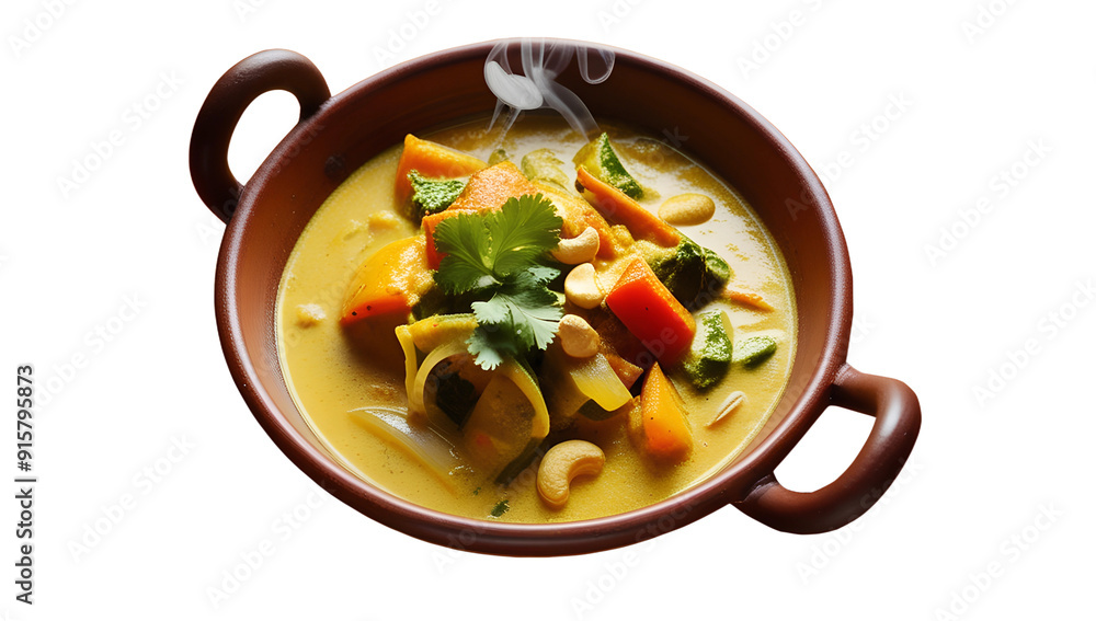 Indian curry with vegetables and coconut milk Indian curry with vegetables and coconut milk