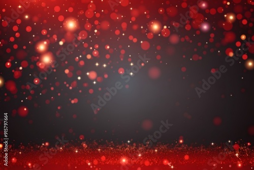 Abstract background with glitter bokeh lights. Image is blurred and filtered. Christmas Card 