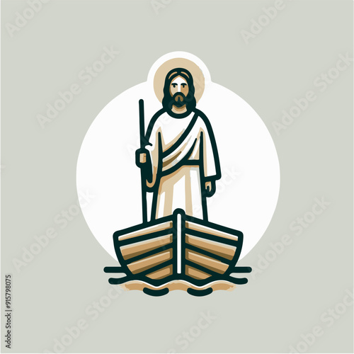 Jesus Christ in the Boat